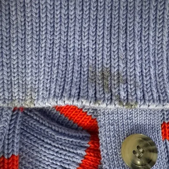 Tuckernuck Starboard Blue Bar Harbor Nautical Striped Long Sleeve Sweater XL - Picture 9 of 9